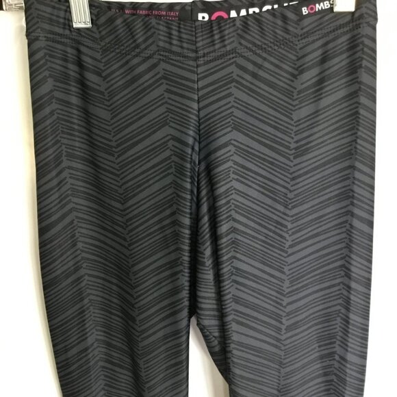 Bombsheller "Messy Herring" Ankle Leggings Herringbone Pattern Women's Sz Small - Picture 4 of 8